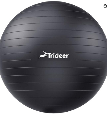Trideer Yoga Ball Exercise Ball for Working Out, 5 Sizes Gym Ball, Birthing Ball for Pregnancy, Swiss Ball for Physical Therapy, Balance, Stability, Fitness, Office Ball Chair, Quick Pump Included